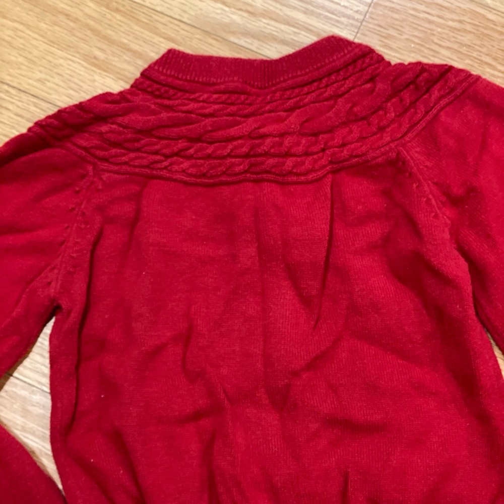 🧩 3/$20 Cherokee Cardigan Sweater Red Size 3T - Picture 4 of 7